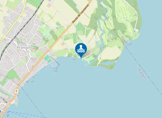 Map of Plage de Promenthoux