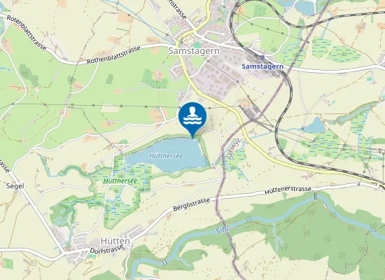 Map of Seebad Hüttenersee