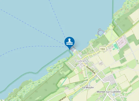Map of Bain public de Cudrefin