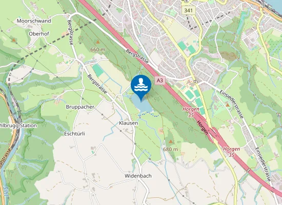 Map of Horgenbergweiher
