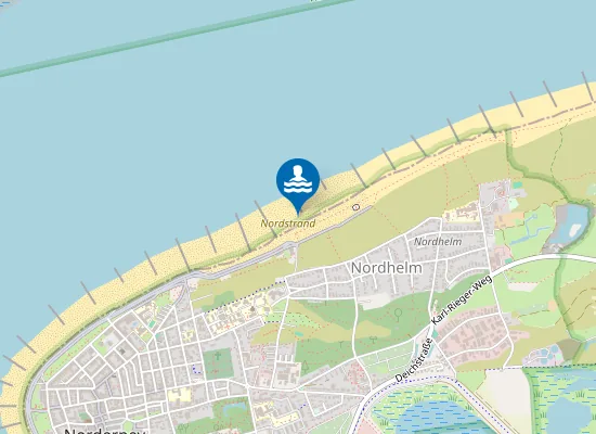 Map of NORDSEESTRAND NORDBAD NORDERNEY