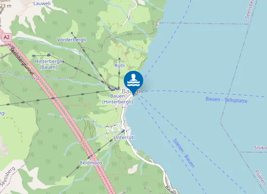 Map of Badestrand Bauen