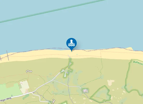 Map of NORDSEESTRAND WEISSE DUENE NORDERNEY