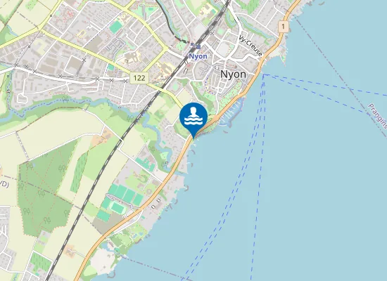Map of Plage des Trois Jetées