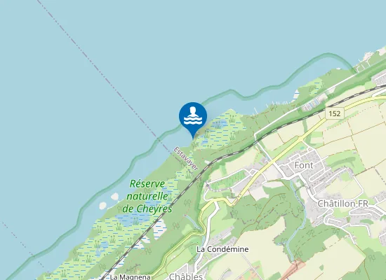 Map of Plage de Font