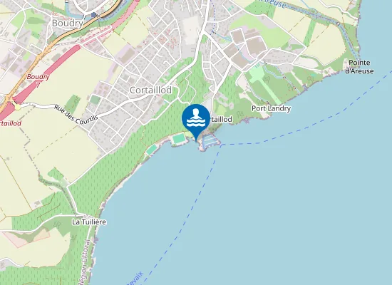 Map of Plage de Cortaillod