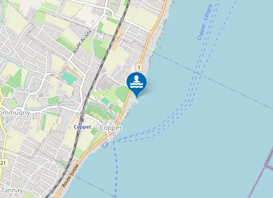 Map of Plage des Rocailles