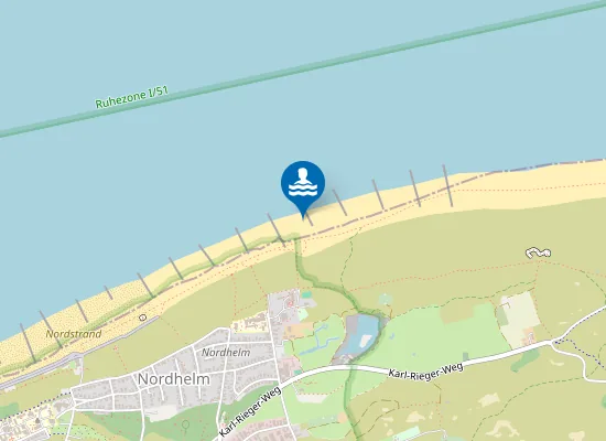 Map of NORDSEESTRAND DETMOLD NORDERNEY