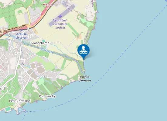 Map of Plage de Boudry