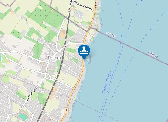 Map of Plage de Founex