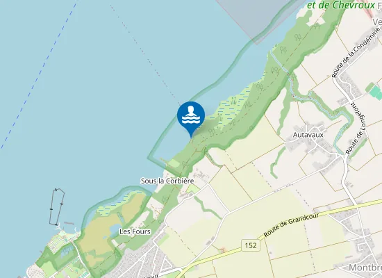 Map of Plage de la Corbière