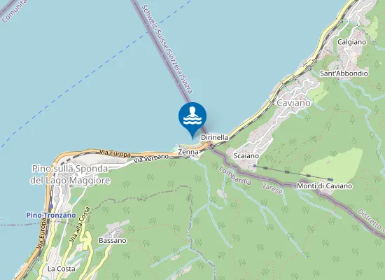 Map of Spiaggia pubblica di Zenna