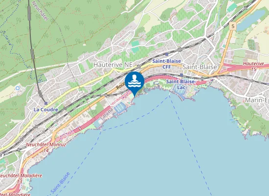 Map of Plage Hauterive