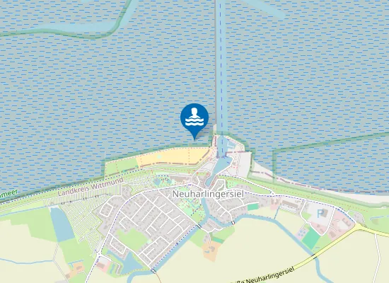 Map of NORDSEESTRAND NEUHARLINGERSIEL