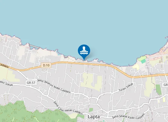 Map of The Cabin Beach