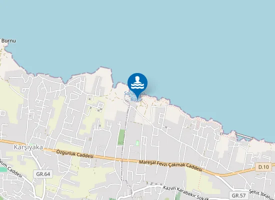 Map of Sardunya Beach