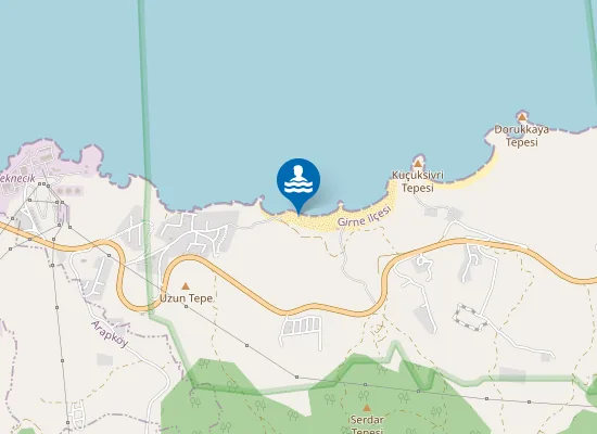 Map of Alagadi Beach 1