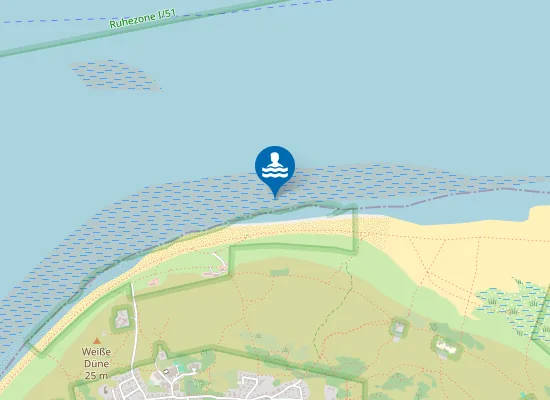 Map of NORDSEESTRAND HAUPTBAD SPIEKEROOG