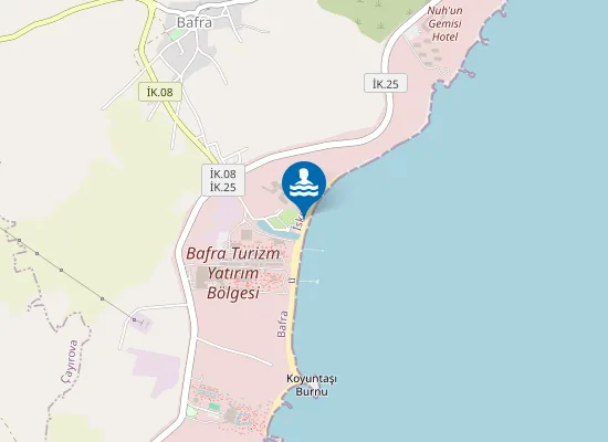 Map of Mehmetçik Belediye Bafra Plajı