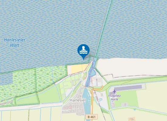 Map of NORDSEESTRAND HARLESIEL