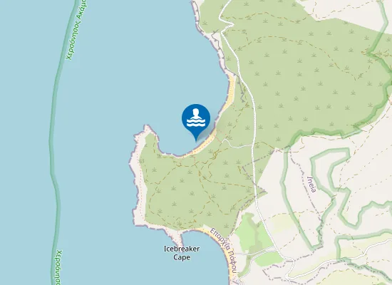 Map of Lara Beach