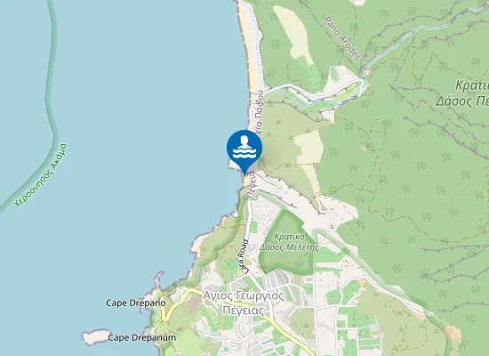 Map of Παραλια Ασπροποταμου