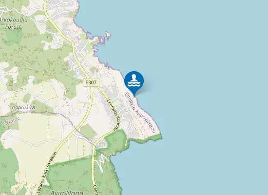 Map of Swimming spot