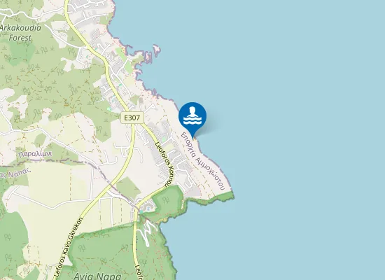 Map of Swimming spot