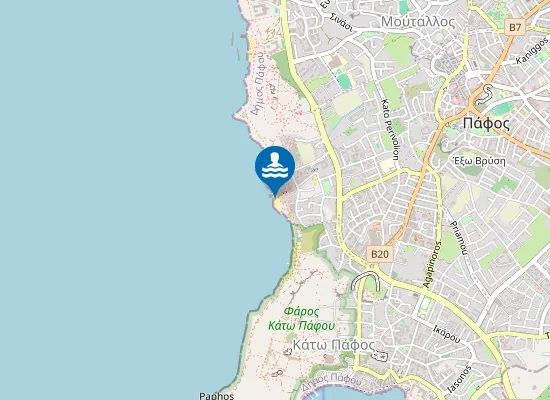 Map of Kefalos Beach