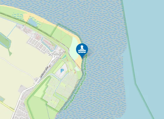 Map of NORDSEEBAD SCHILLIG CAMPINGPLATZ