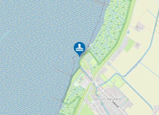 Map of KUESTENBADEORT DORUM NEUFELD CAMPINGPLATZ