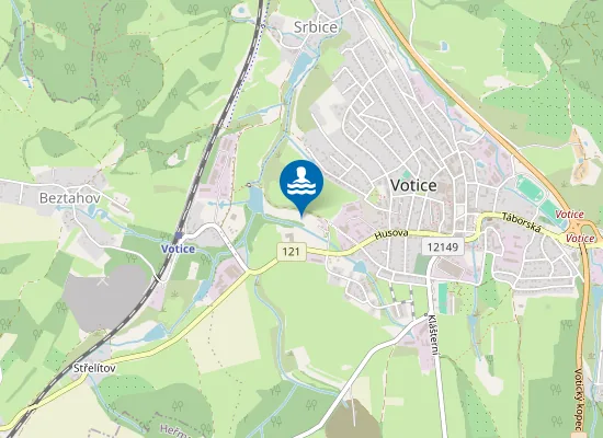 Map of Biotop Votice