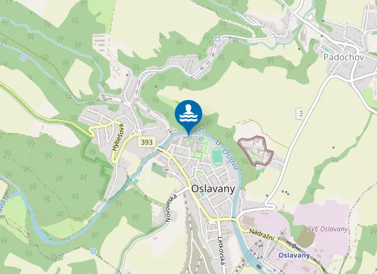 Map of Biotop Oslavany
