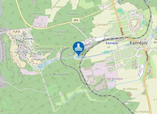 Map of Na Čekance