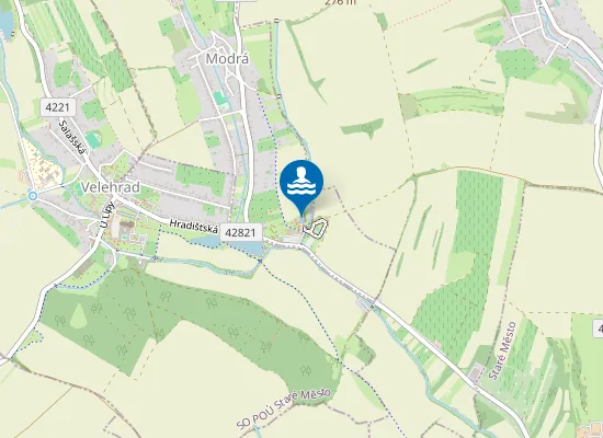 Map of Baboňák