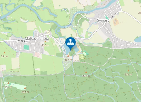 Map of Psí pláž