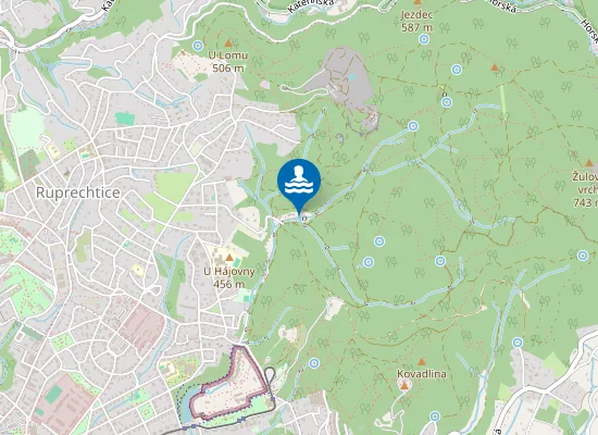 Map of Lesní koupaliště