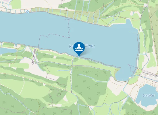 Map of nudapláž