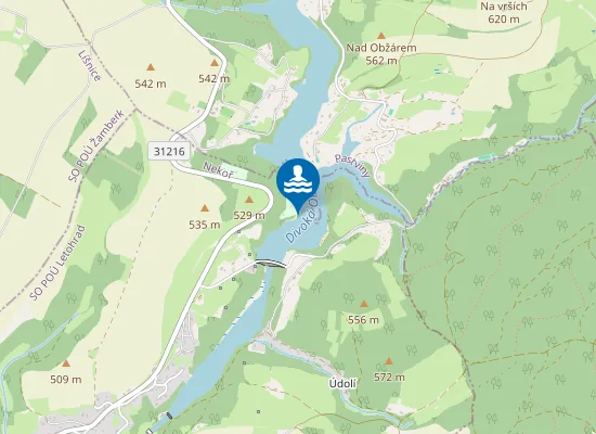Map of VN Pastviny – Petrův palouk