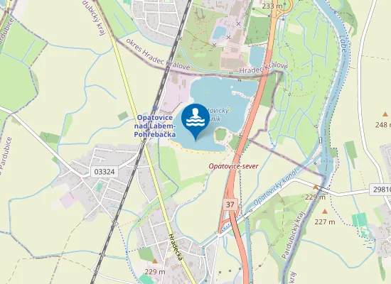 Map of Opaťák