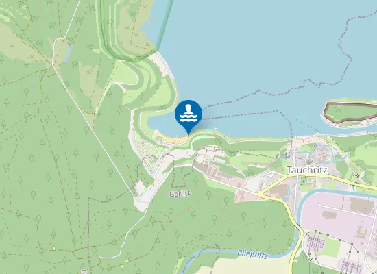 Map of Strand Blaue Lagune