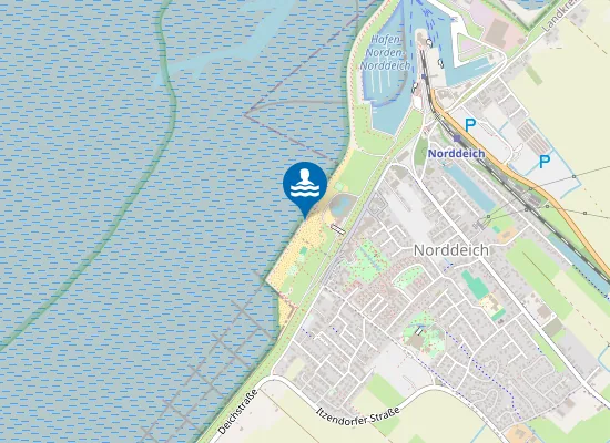 Map of NORDSEESTRAND NORDDEICH