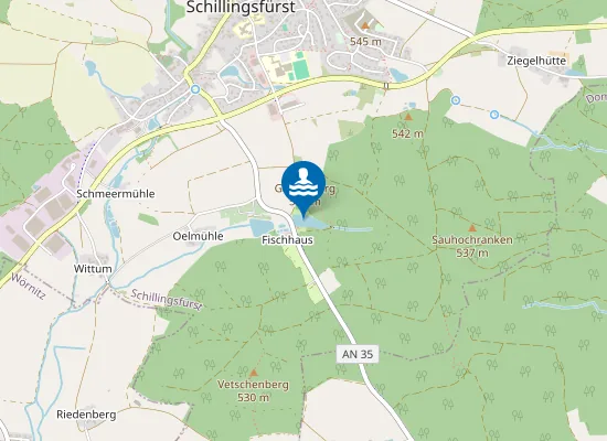 Map of Badesee Fischhaus