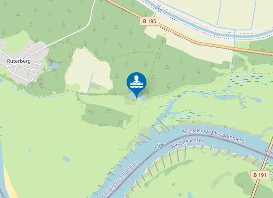 Map of Badestelle Rüterberger Brack