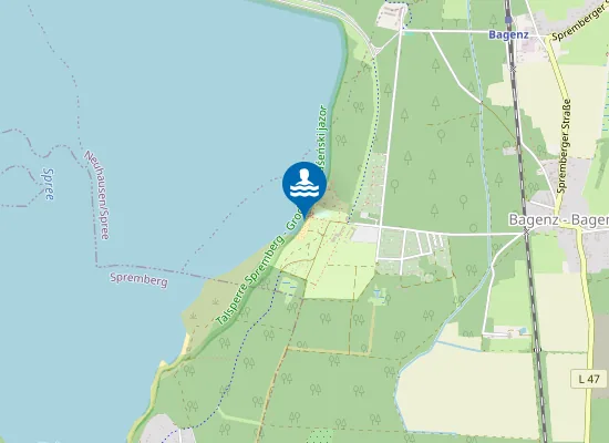 Map of Bagenzer Strand