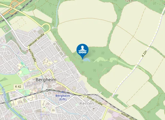 Map of Bergheimer Seestrand