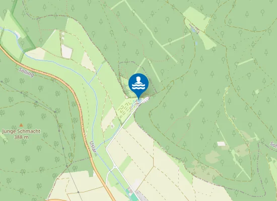Map of Freizeitsee