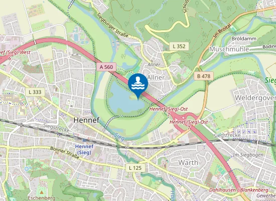 Map of Allner See