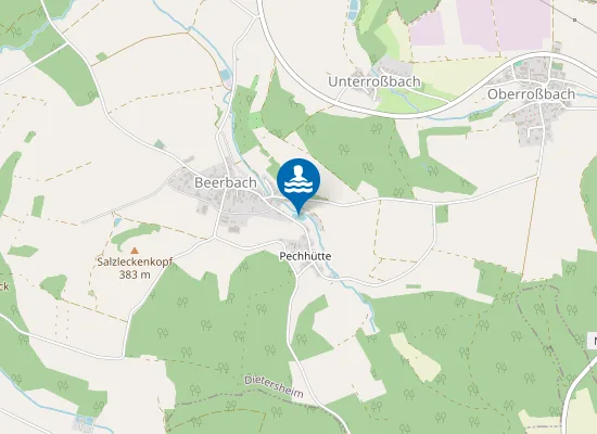 Map of Badeweiher Beerbach