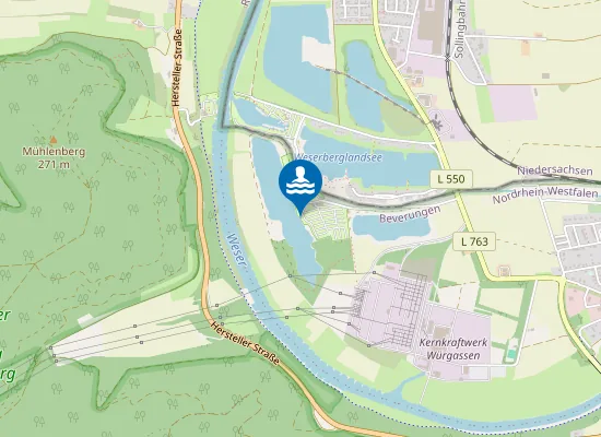 Map of Badestelle Axelsee